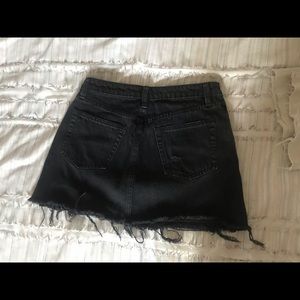 Denim A Line Free People skirt